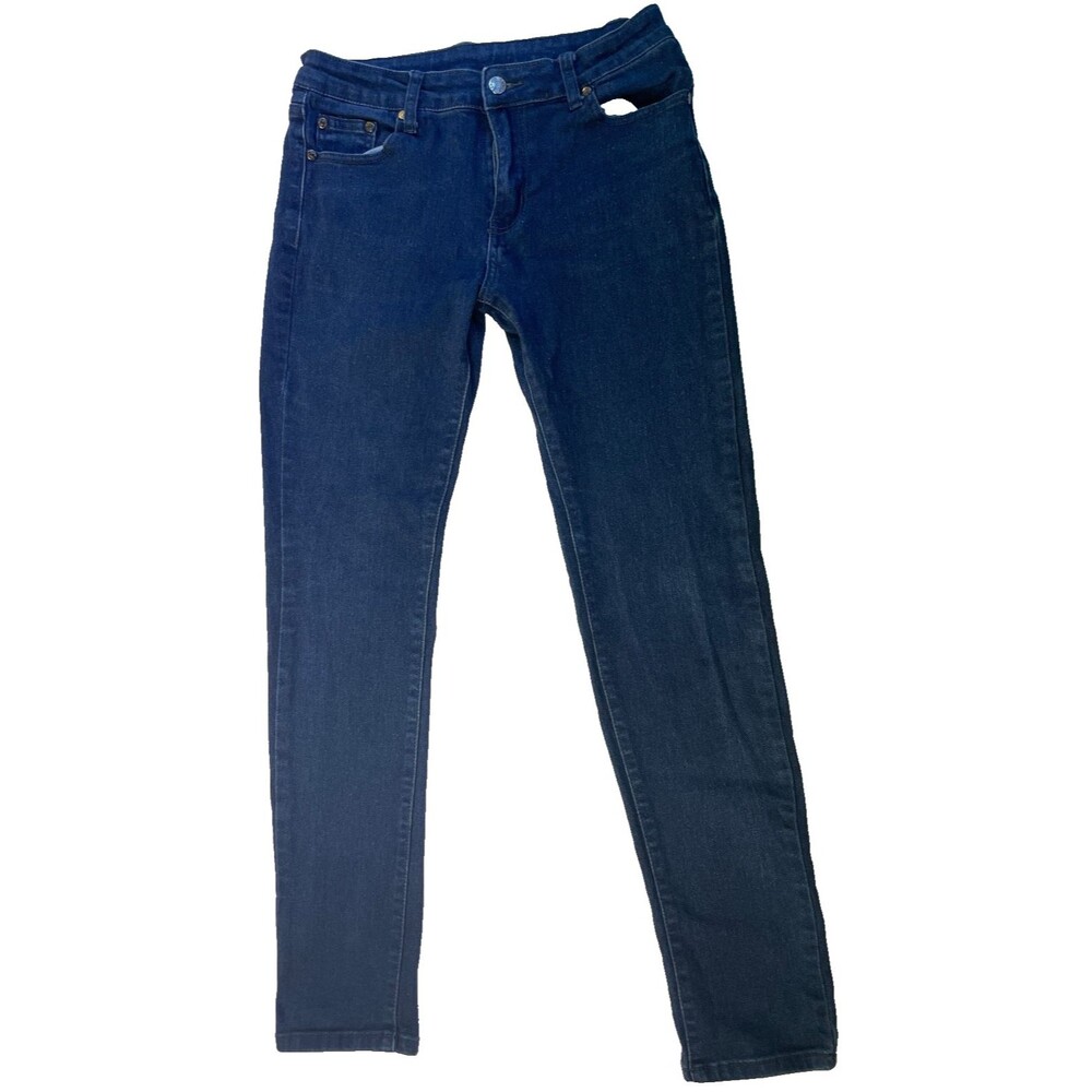 Ling’s Jeans Womens 11/12 Skinny Stretch Blue Denim Mid Rise 28x30